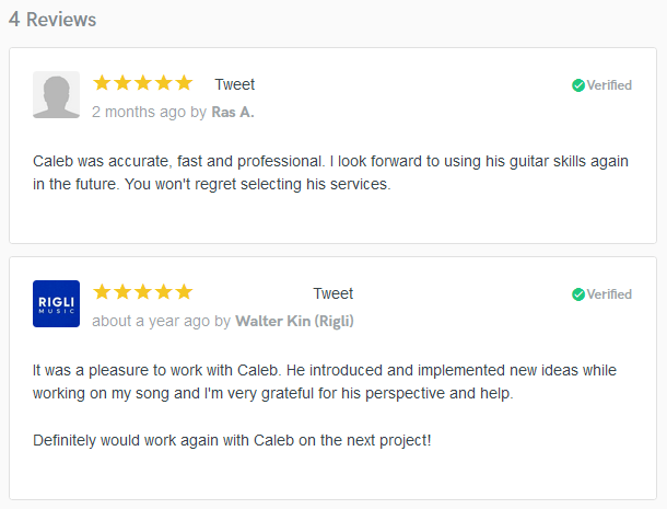 SoundBetter reviews